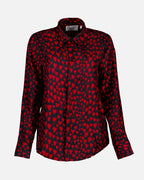 셔츠 Chemise à imprimé Ami PARIS 검은색 Femme