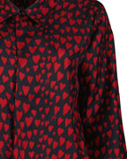 셔츠 Chemise à imprimé Ami PARIS 검은색 Femme