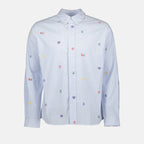 셔츠 Chemise à rayures Kenzo Pixel Kenzo 파란색 Homme
