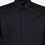 Shirts Baguette Shirt Fendi Black Man
