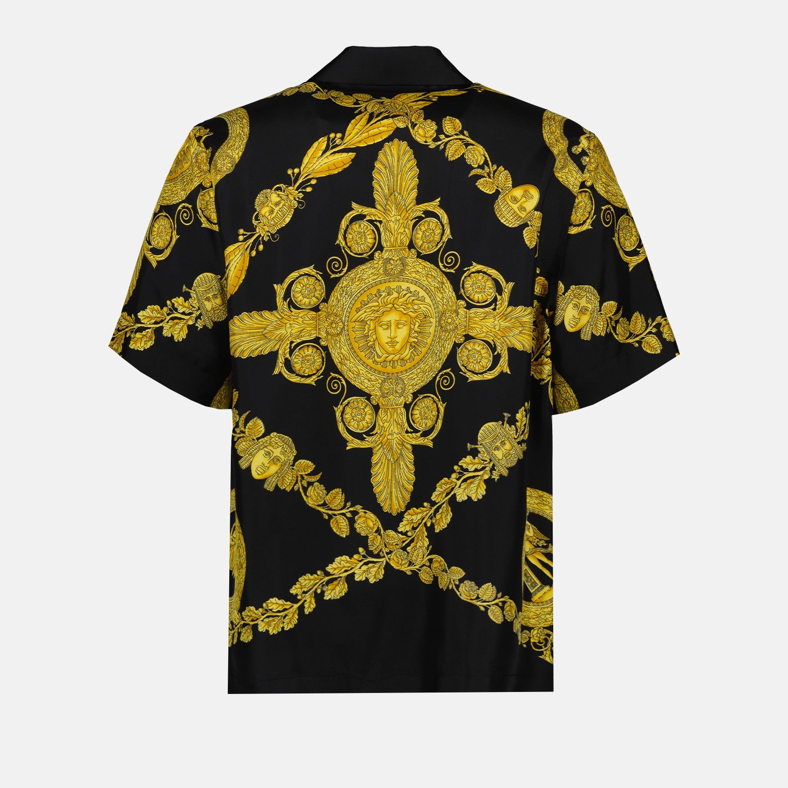 シャツ バロッコシャツ Versace 黒 男