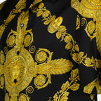 シャツ バロッコシャツ Versace 黒 男