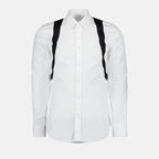 Shirts Harness Shirt Alexander McQueen White Man