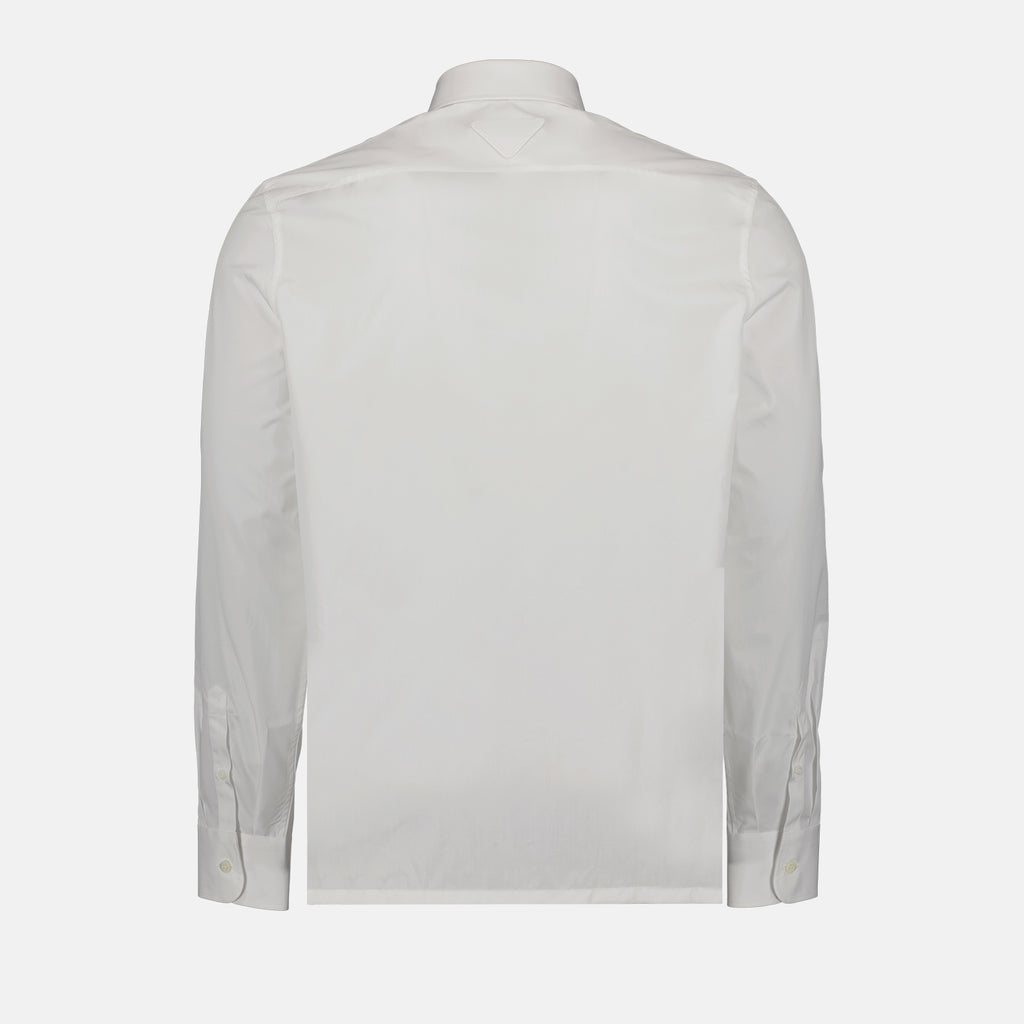 Hemden Chemise en popeline Prada Weiß Homme