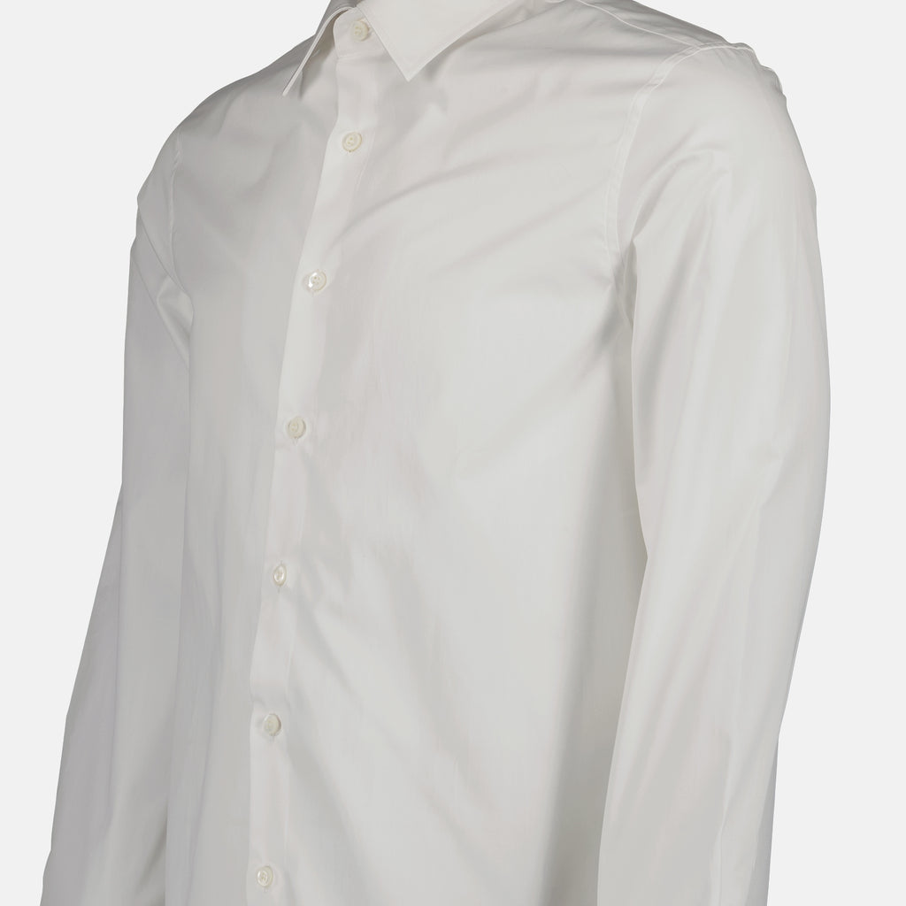 Hemden Chemise en popeline Prada Weiß Homme