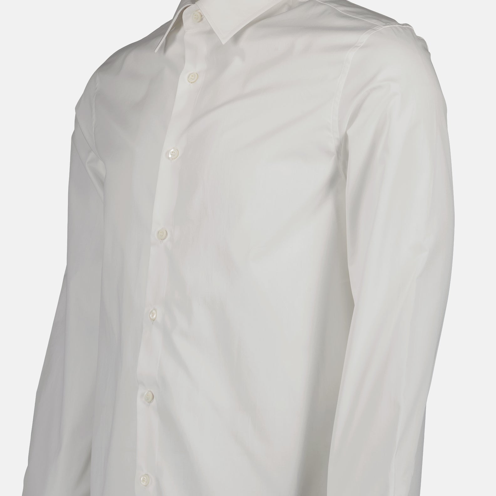 Hemden Chemise en popeline Prada Weiß Homme