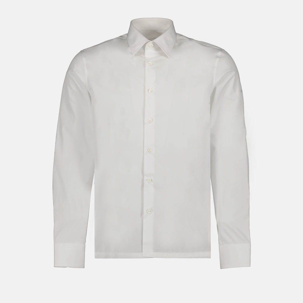 Hemden Chemise en popeline Prada Weiß Homme