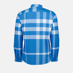 Knitwear Somerton Shirt Burberry Blue Man
