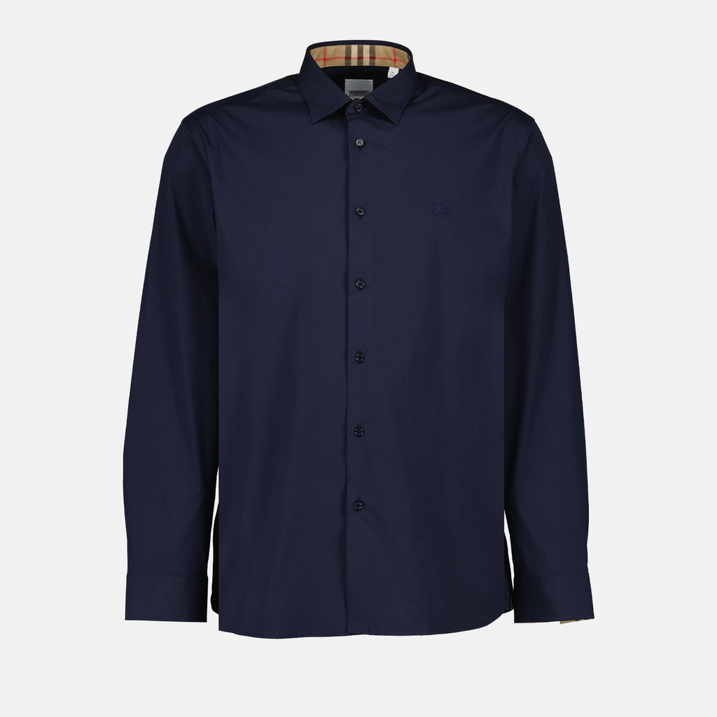 Chemise classique bleu marine