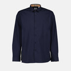 Chemise classique bleu marine