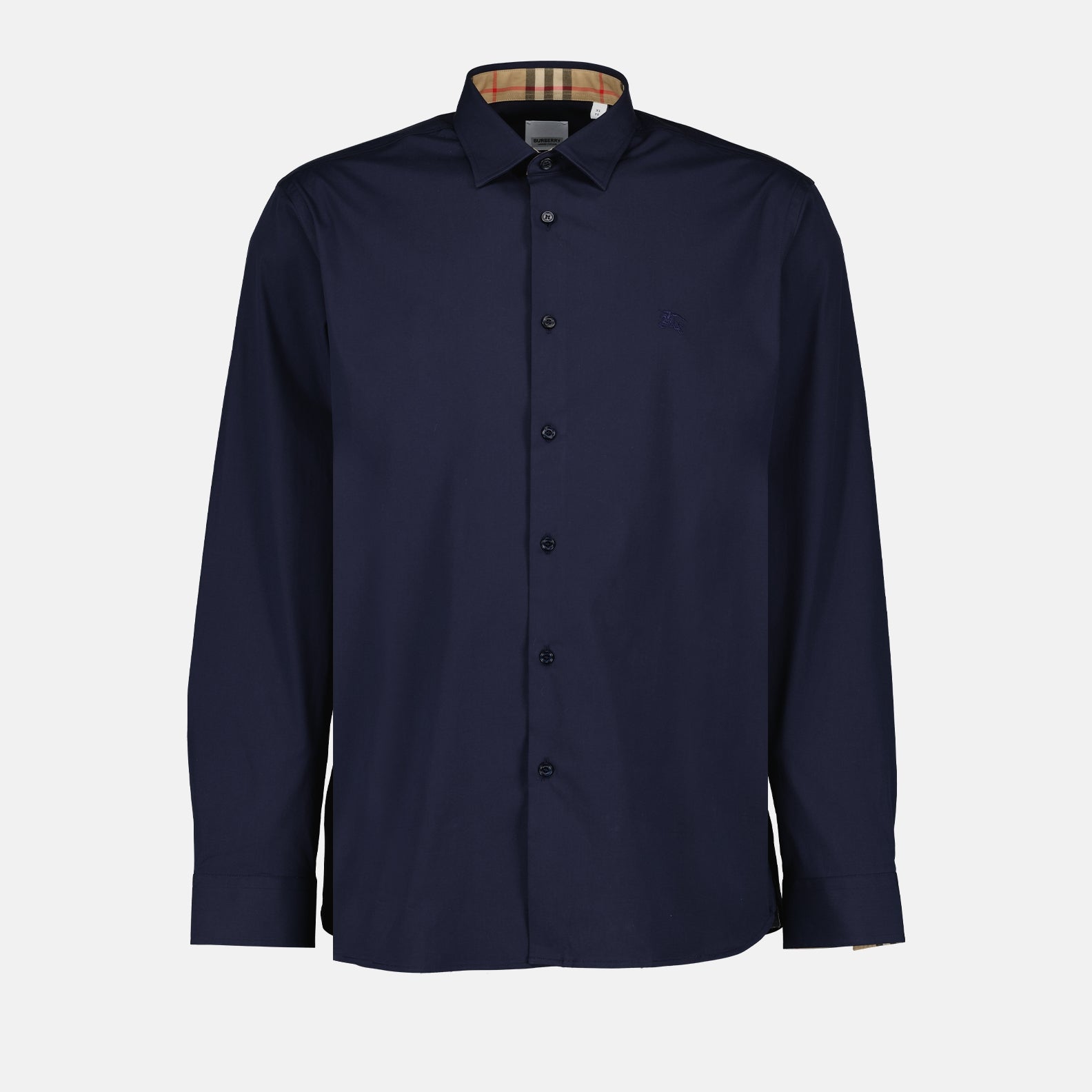 Chemise classique bleu marine