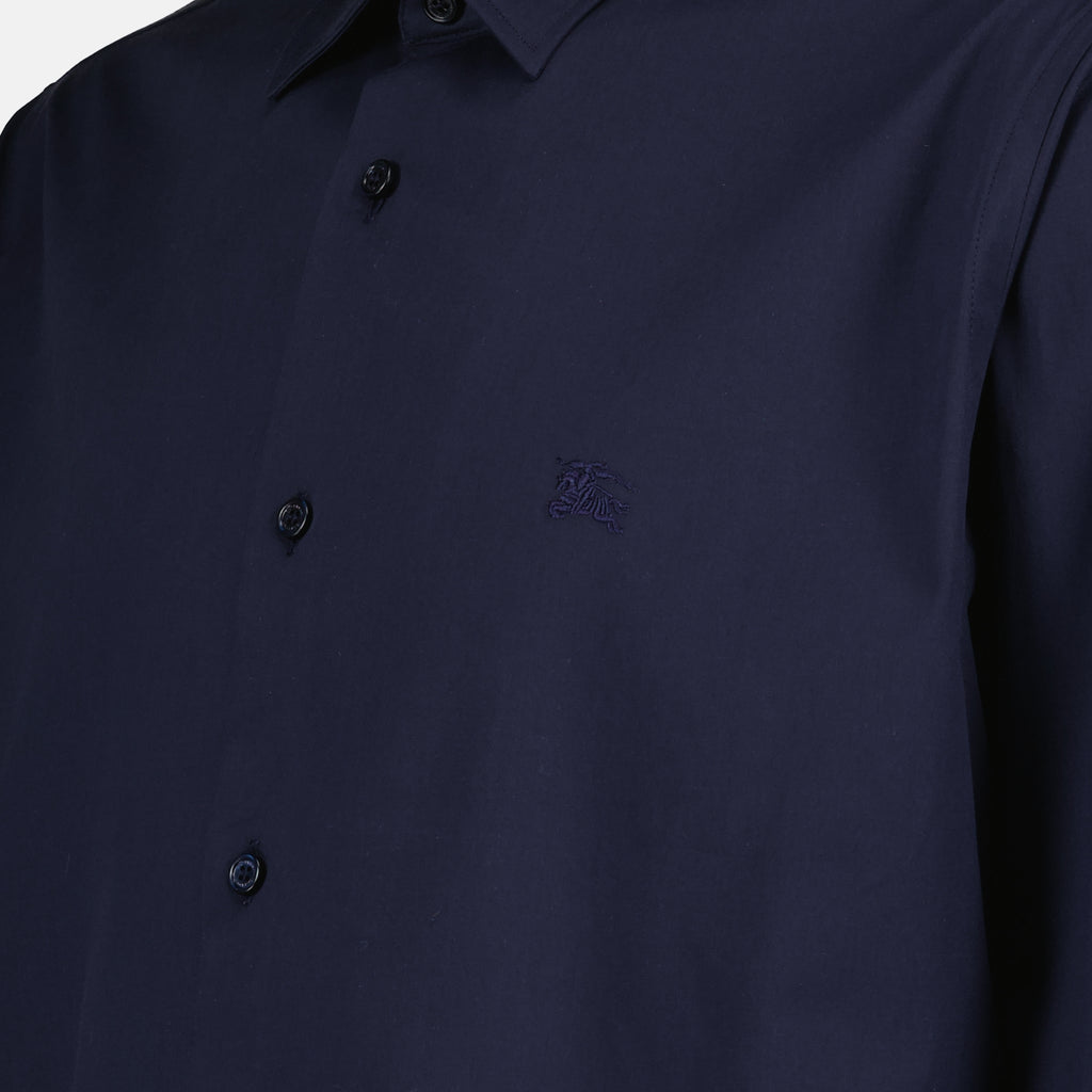 Chemise classique bleu marine