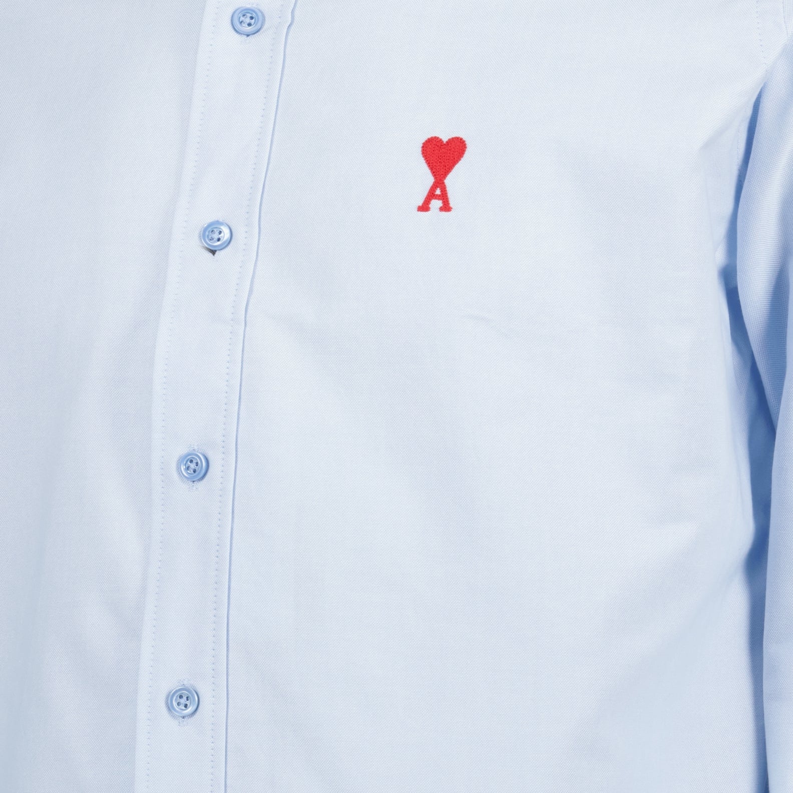 Shirts Button-down collar shirt Ami PARIS Blue Man