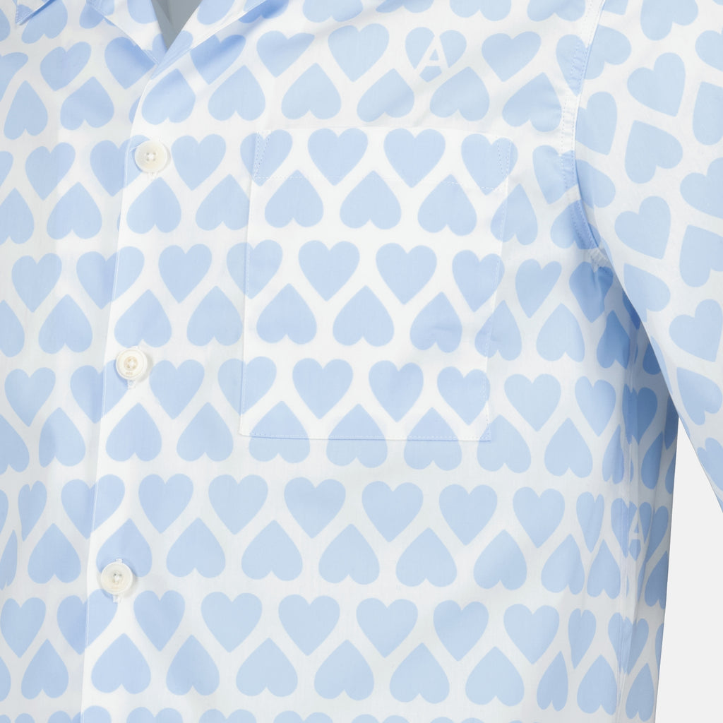 Chemises Chemise col requin Ami PARIS Bleu Homme