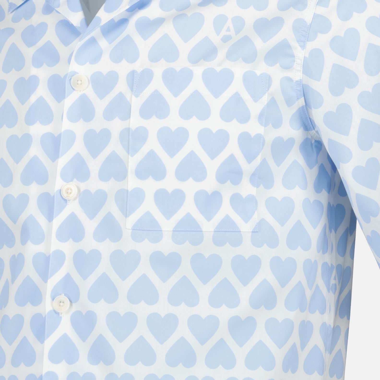 Chemises Chemise col requin Ami PARIS Bleu Homme