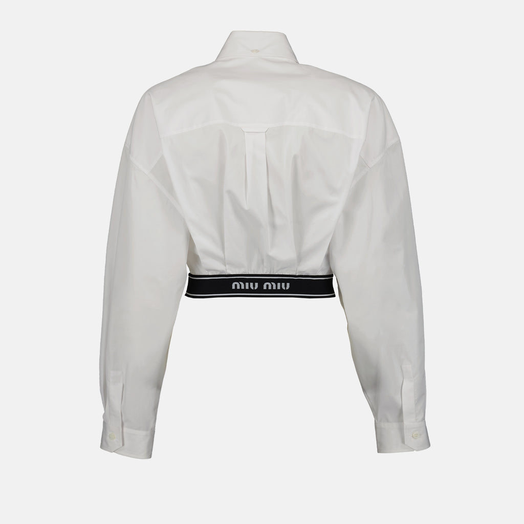 Shirts Cropped shirt Miu Miu White Women