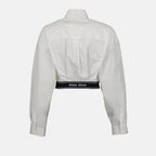 Shirts Cropped shirt Miu Miu White Women