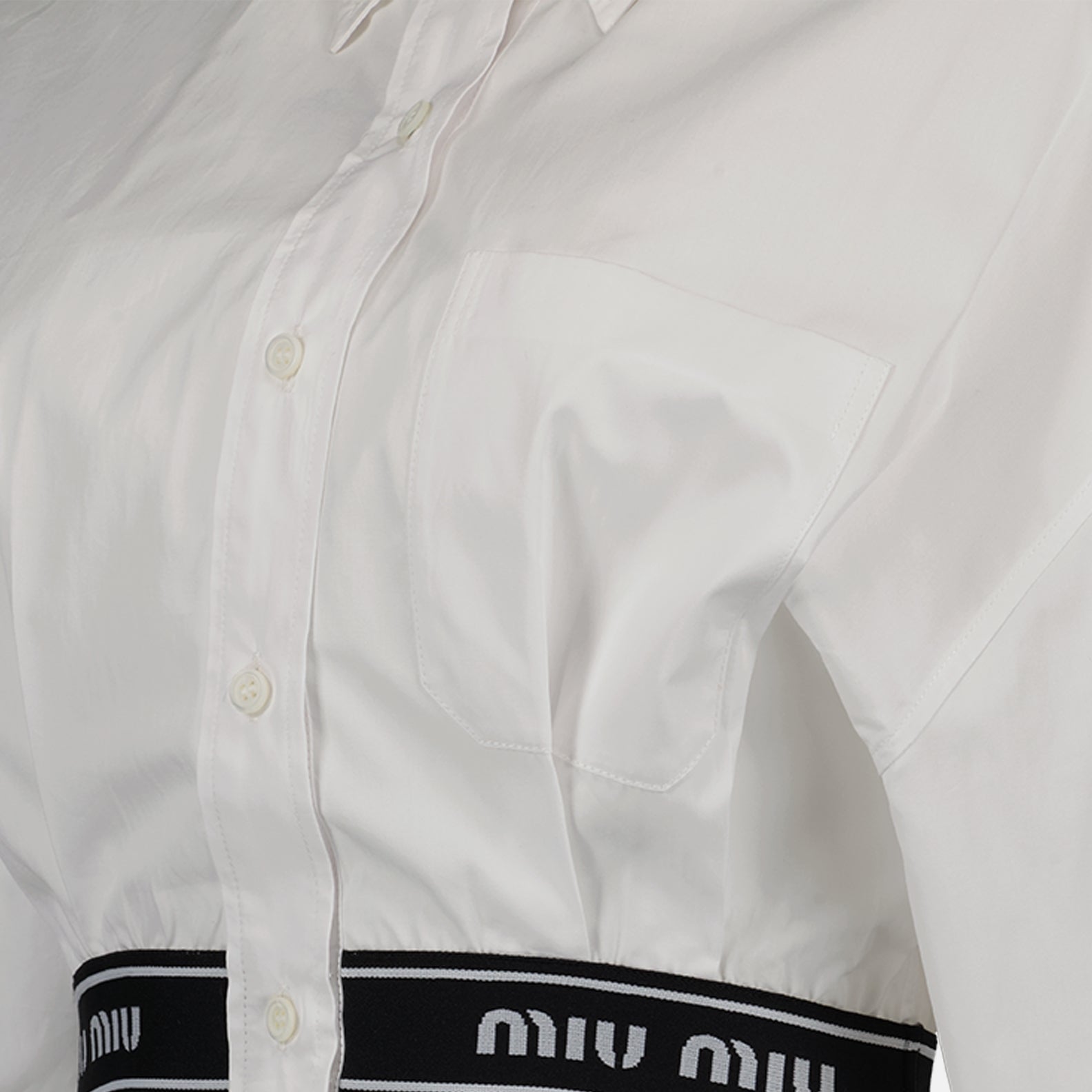 Shirts Cropped shirt Miu Miu White Women