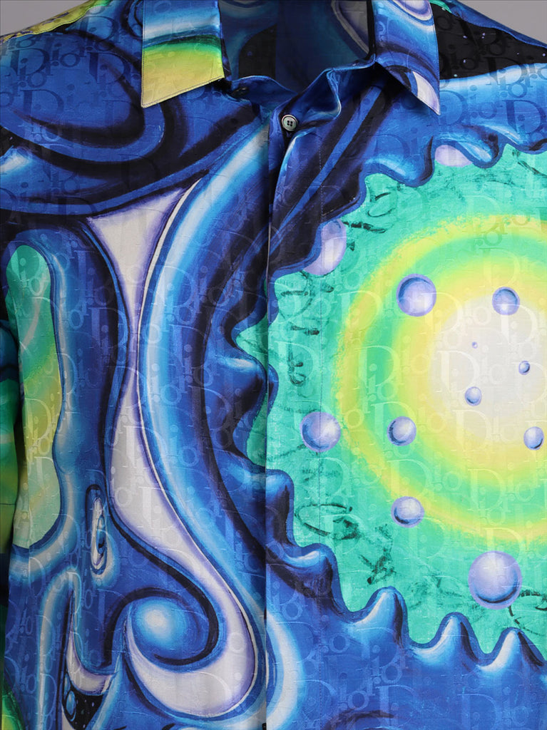 T-shirts Dior and Kenny Scharf shirt Dior Blue Man