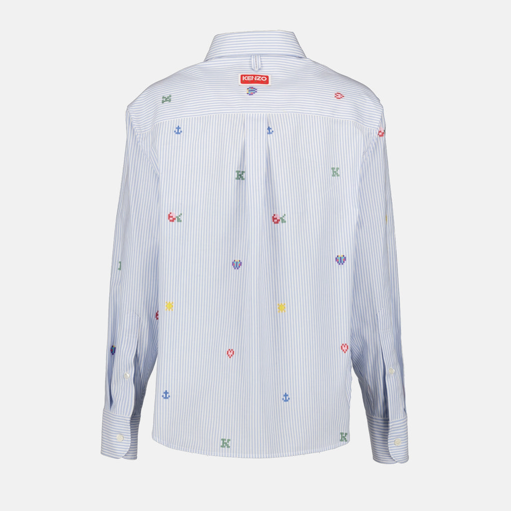 Hemden Chemise Kenzo Pixel Kenzo Blau Femme