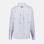 Hemden Chemise Kenzo Pixel Kenzo Blau Femme