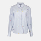 Hemden Chemise Kenzo Pixel Kenzo Blau Femme