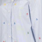 Hemden Chemise Kenzo Pixel Kenzo Blau Femme