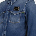 Chemises Chemise en jeans Dolce & Gabbana Bleu Homme