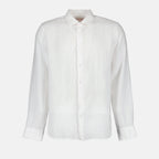 Chemise en lin blanc