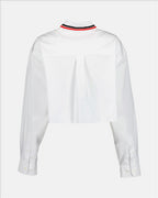 Sweatshirts Chemise en popeline Miu Miu Weiß Femme