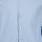 Camicie Camicia in popeline Prada Blu Homme