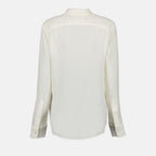 Chemise en soie blanc