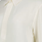 Chemise en soie blanc