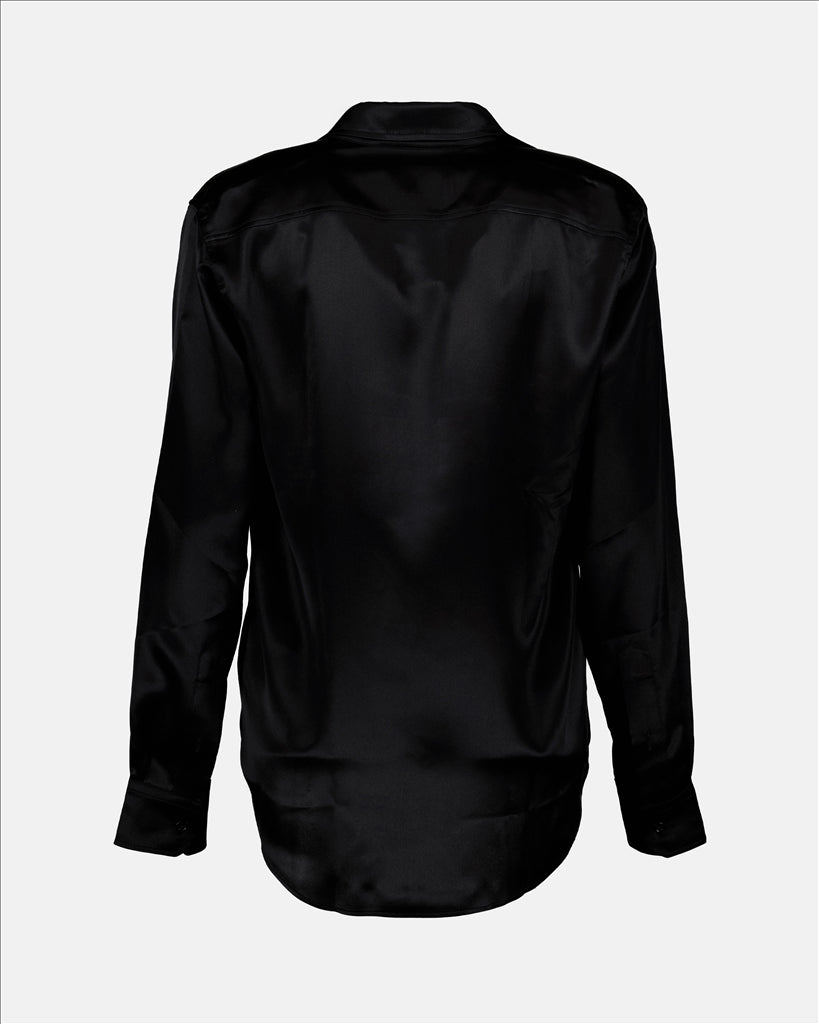 Shirts Silk shirt Ami PARIS Black Women