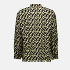 Shirts Patterned Shirt Saint Laurent Black Man