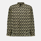 Shirts Patterned Shirt Saint Laurent Black Man