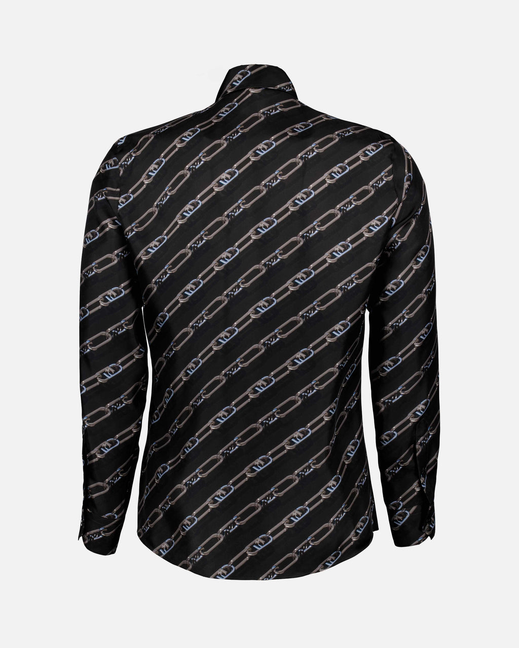 シャツ フェンディ オロック シャツ Fendi 青 男