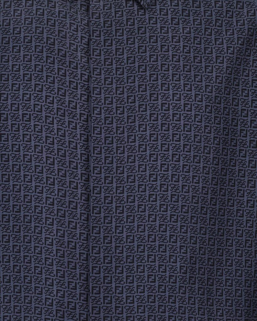 T-shirts FF Karligraphy shirt Fendi Blue Man