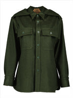 Jaquetas Chemise Four Stitches Maison Margiela Verde Homme