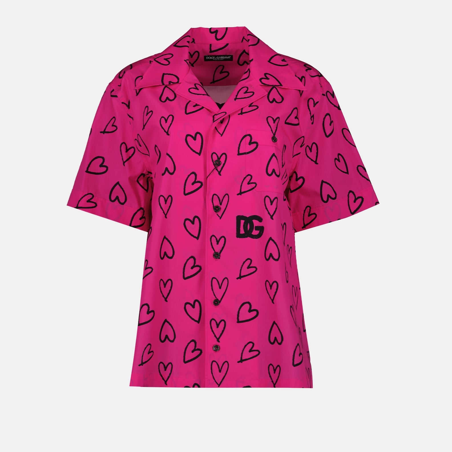 Chemise imprimé DG Cœurs