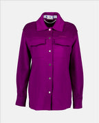 スウェットシャツ ヘルベティカ シャツ Off-White 紫 女性