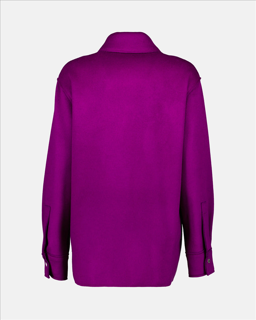 スウェットシャツ ヘルベティカ シャツ Off-White 紫 女性