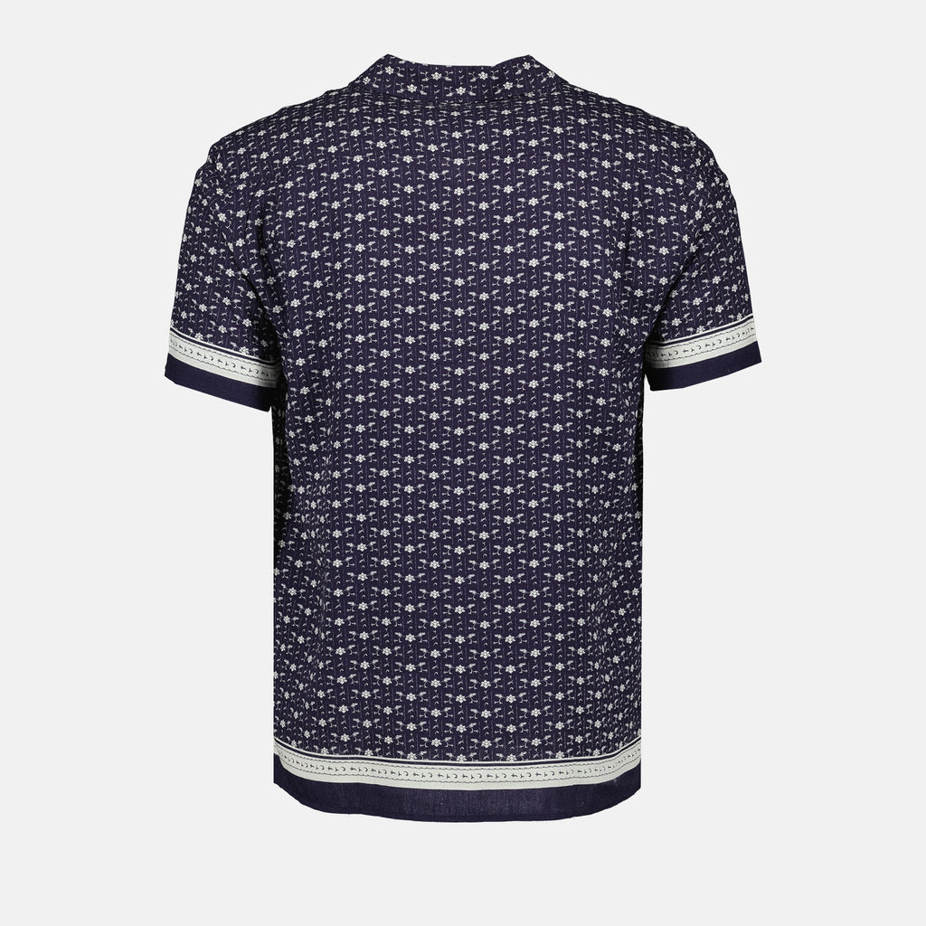 Shirts Hibbert Bandana Shirt Orlebar Brown Blue Man