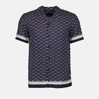 Shirts Hibbert Bandana Shirt Orlebar Brown Blue Man