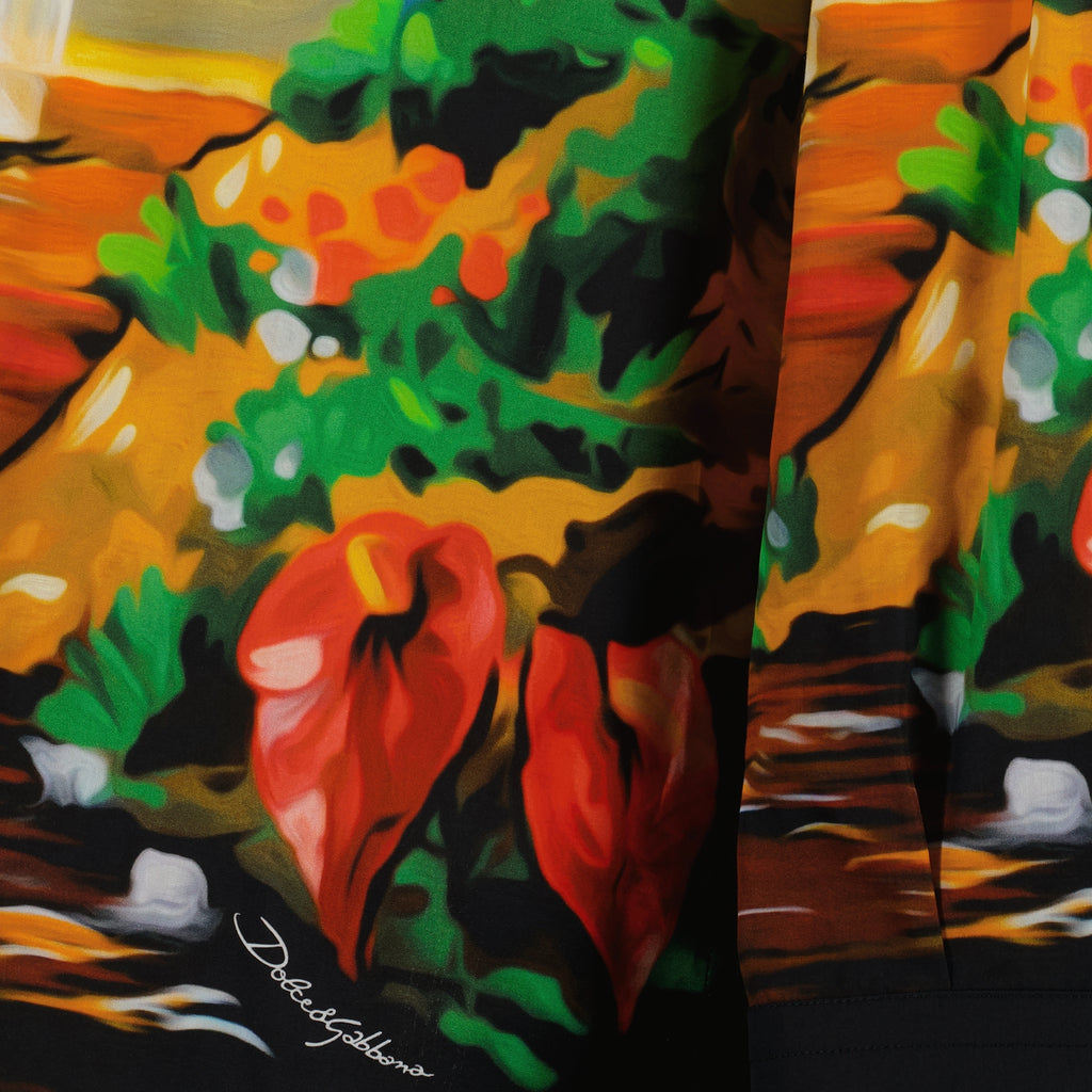 Shirts Hawaii print shirt Dolce & Gabbana Multicolor Man