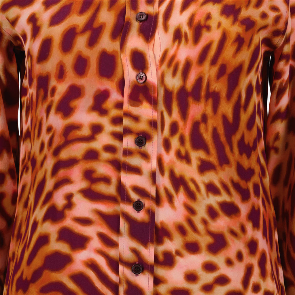 Shirts Leopard Print Shirt Stella McCartney Orange Women