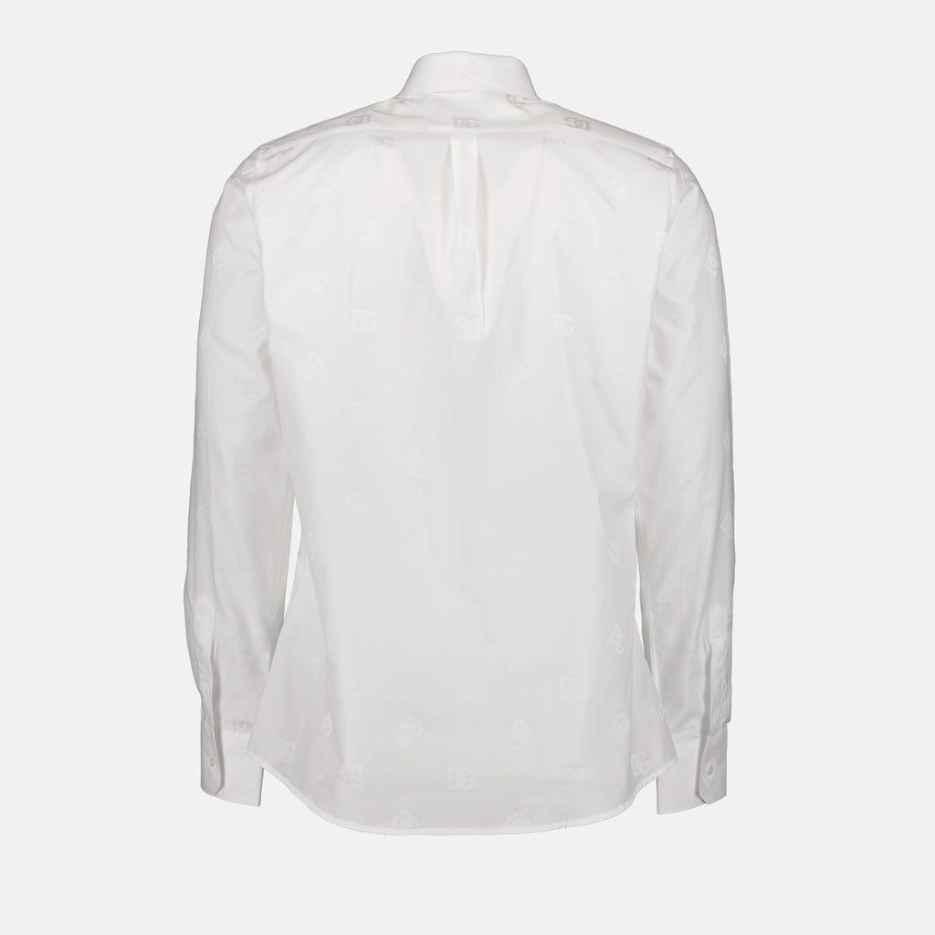 Shirts Monogram shirt Dolce & Gabbana White Man