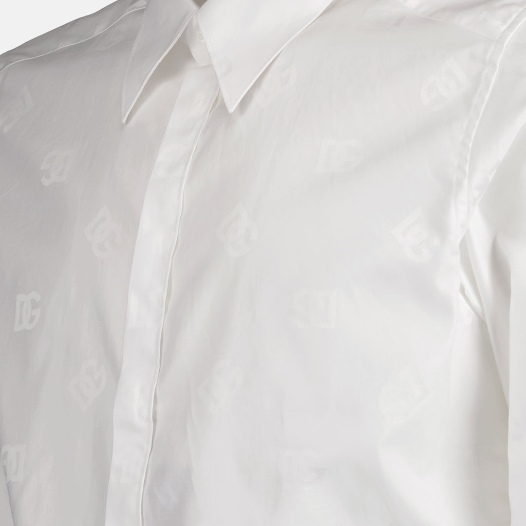 Shirts Monogram shirt Dolce & Gabbana White Man