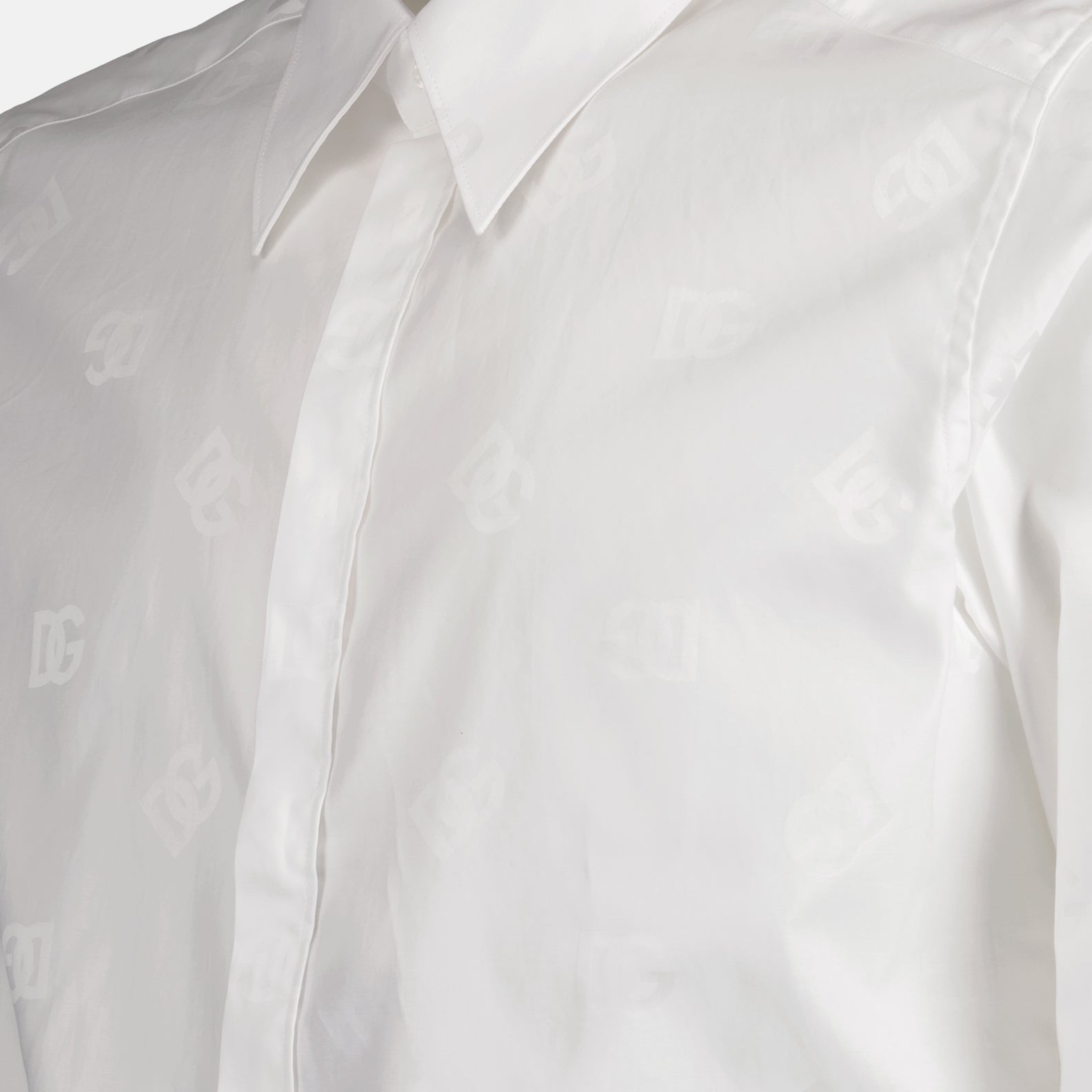 Shirts Monogram shirt Dolce & Gabbana White Man