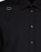 Camisas Chemise à bretelle Alexander McQueen Preto Homme